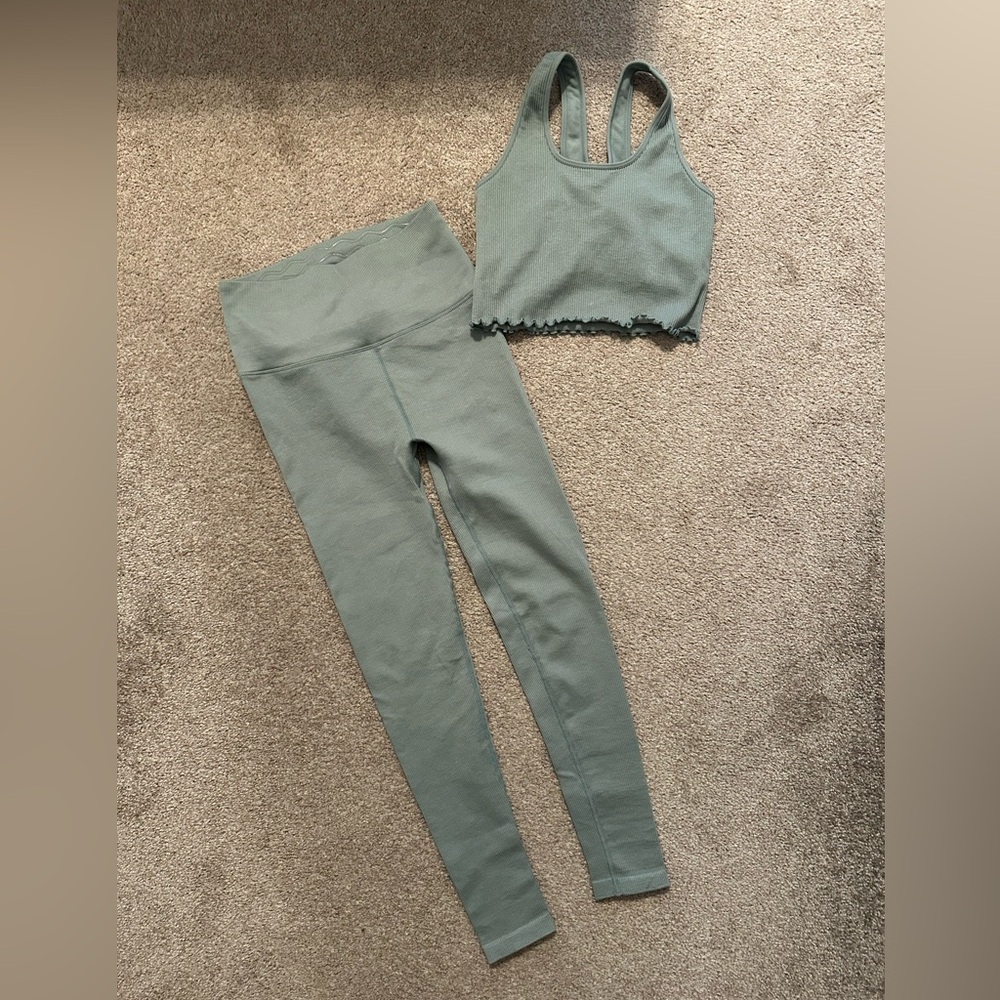Spiritual Gangster Sage Green Set